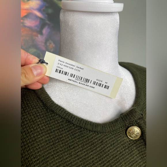 Alex Mill Olive Green Cardigan Sweater - Picture 7 of 11